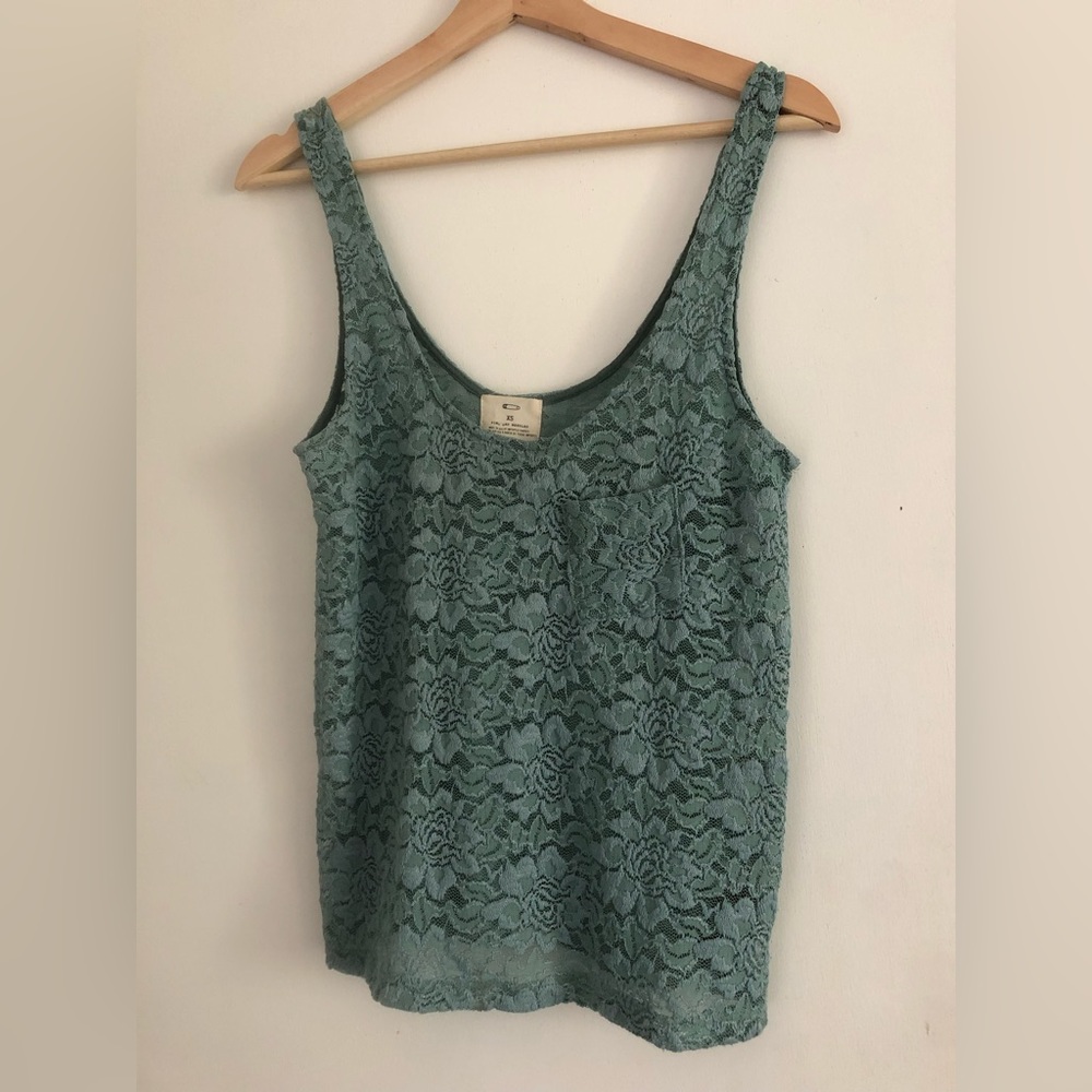 Pins & Needles Lace Tank Top